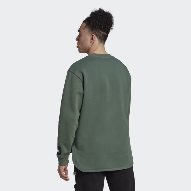 Sudadera De Tejido Polar Adidas Verde óxido