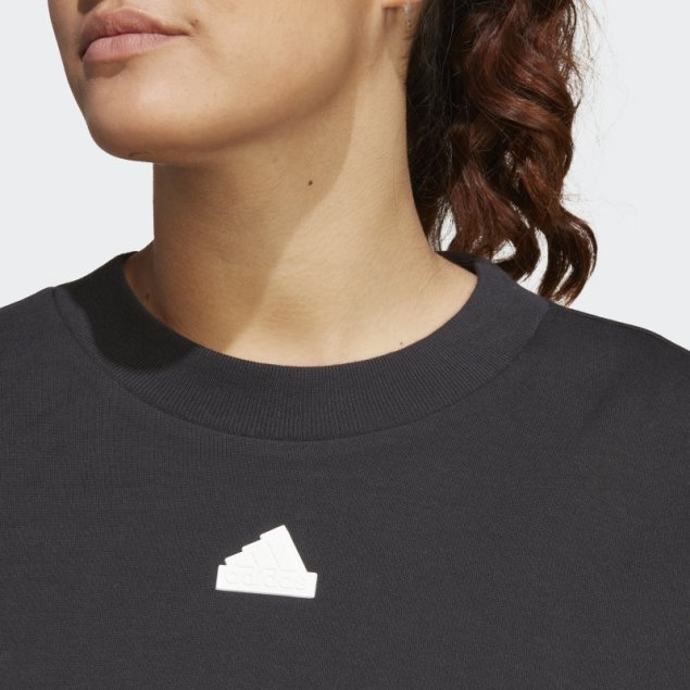 Sudadera De 3 Rayas Con íconos Del Futuro (tallas Grandes) Negro Adidas