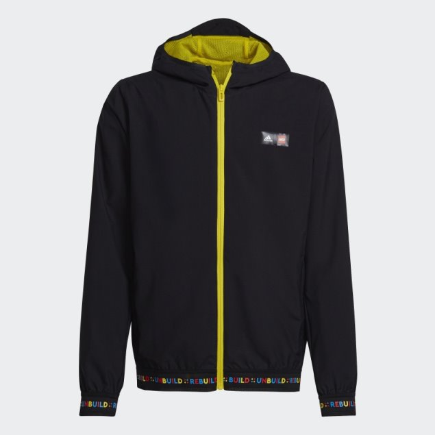 Cortavientos Adidas X Lego Play Negro Caliente