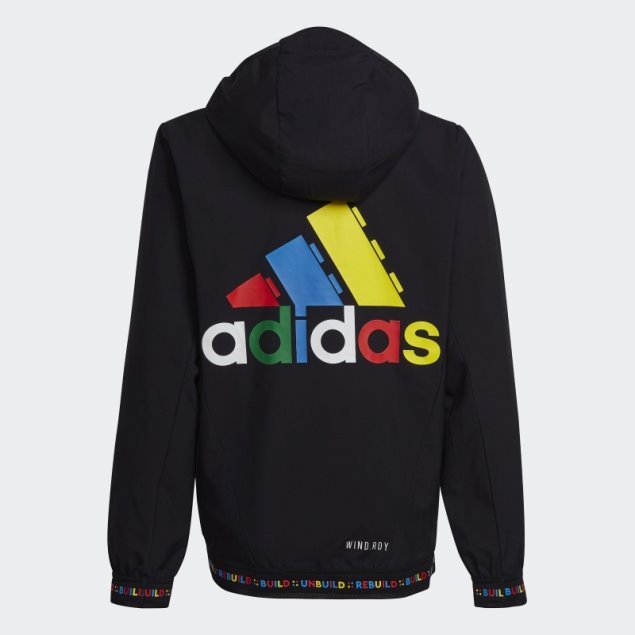 Cortavientos Adidas X Lego Play Negro Caliente