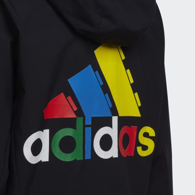 Cortavientos Adidas X Lego Play Negro Caliente
