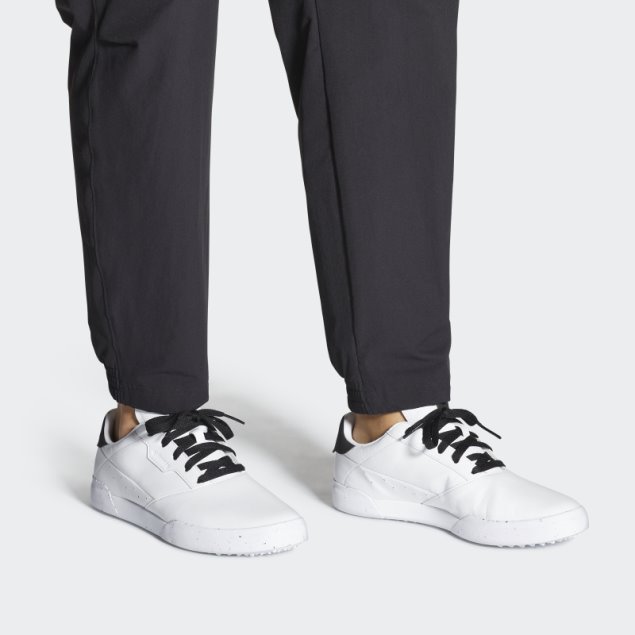 Zapatos De Golf Adidas Adicross Retro Blanco Verde