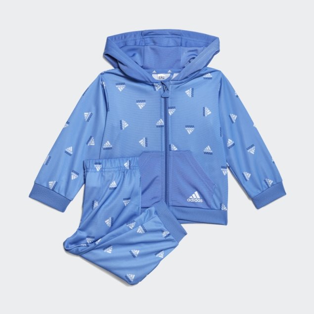 Azul Met Chándal De Poliéster Brillante Brandlove Adidas