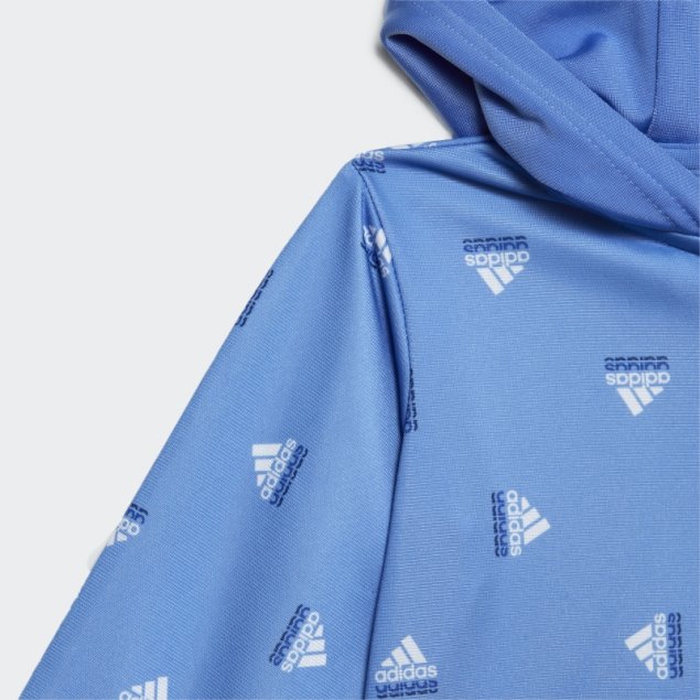 Chándal De Poliéster Brillante Azul Met Brandlove De Adidas