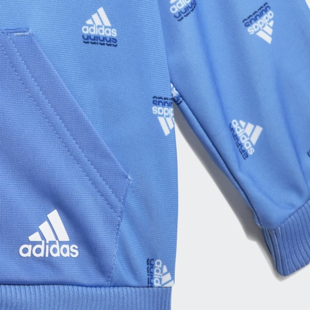 Chándal De Poliéster Brillante Azul Met Brandlove De Adidas