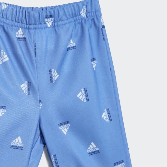 Chándal De Poliéster Brillante Azul Met Brandlove De Adidas
