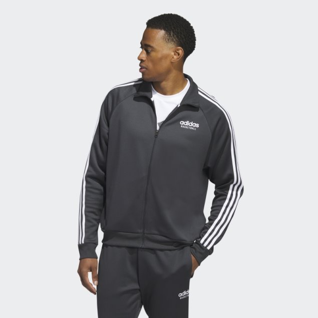 Chamarra De Baloncesto Adidas Select De Moda De Carbono
