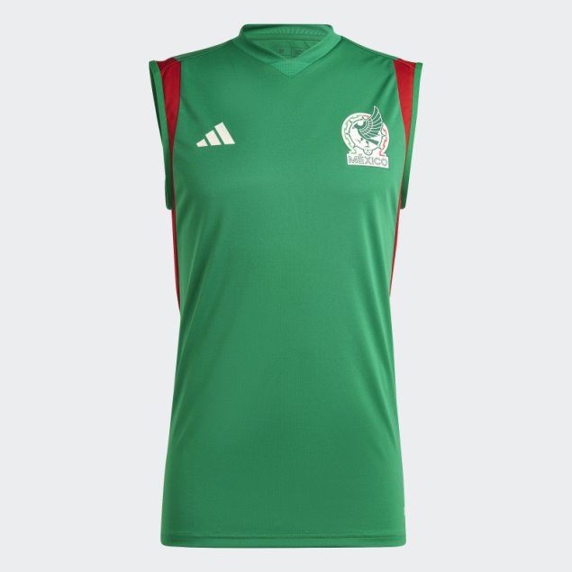 Camiseta De Entrenamiento Sin Mangas Mexico Tiro 23 Adidas Verde