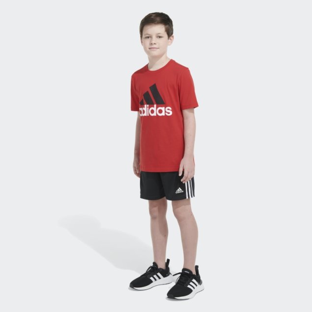 Camiseta Adidas Ss Escarlata Dos Tonos Bos