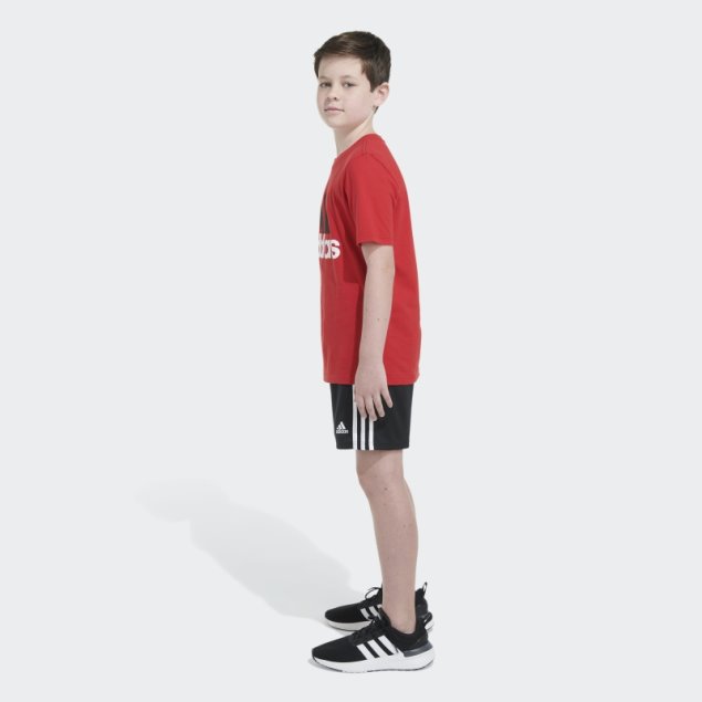 Camiseta Adidas Ss Escarlata Dos Tonos Bos