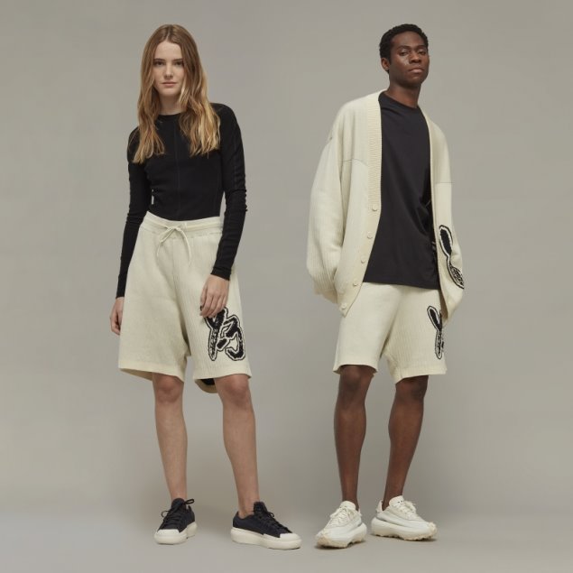 Shorts De Punto Con Logo Adidas Y-3