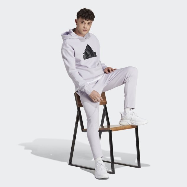 Adidas Silver Amanecer Iconos Del Futuro Insignia De Sudadera Con Capucha Deportiva