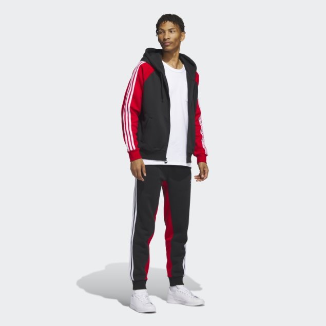 Chamarra De Chándal Con Capucha Negra Adidas Sst