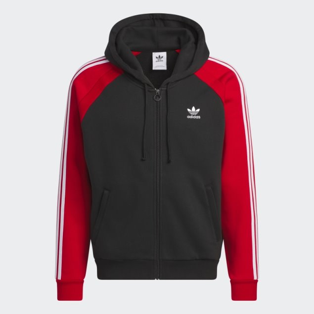 Chamarra De Chándal Con Capucha Negra Adidas Sst