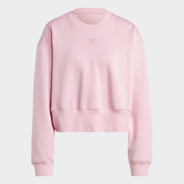 Sudadera Adicolor Essentials Crew Adidas True Pink