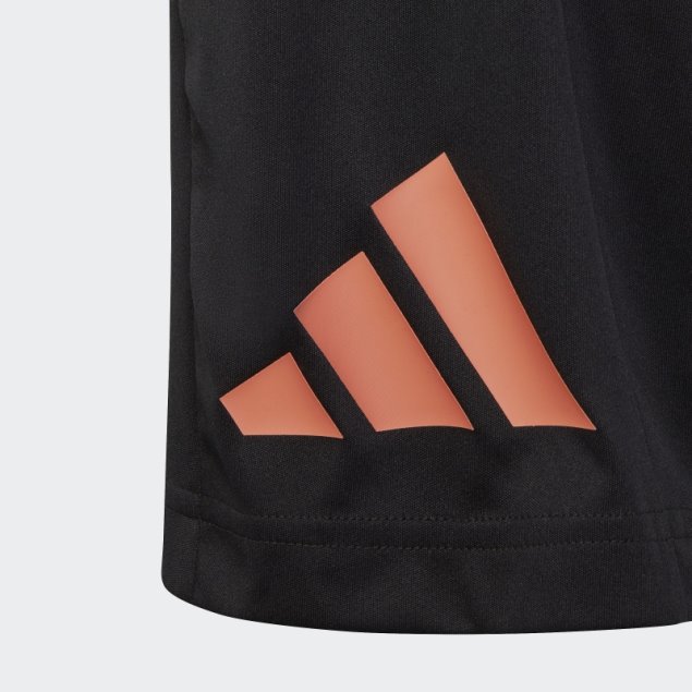 Pantalones Cortos Negros Adidas Train Essentials Aeroready Logo Regular Fit