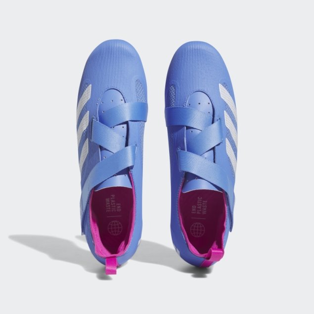 La Zapatilla De Ciclismo Indoor Adidas Azul