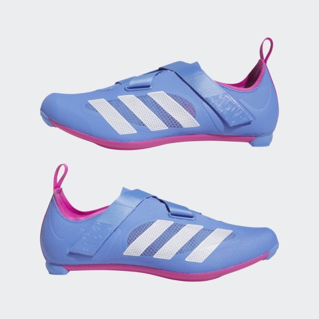 La Zapatilla De Ciclismo Indoor Adidas Azul