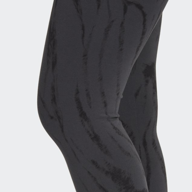 Adidas Futuro Iconos Animal Print Leggings Carbono