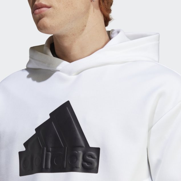 Blanco Futuro Iconos Insignia De Deporte Sudadera Con Capucha Adidas Caliente