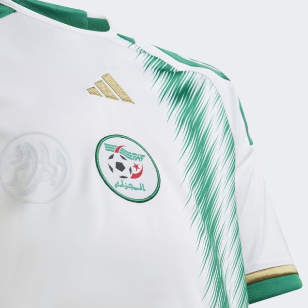 Camiseta Adidas Argelia 22 Primera Equipación Verde Negrita