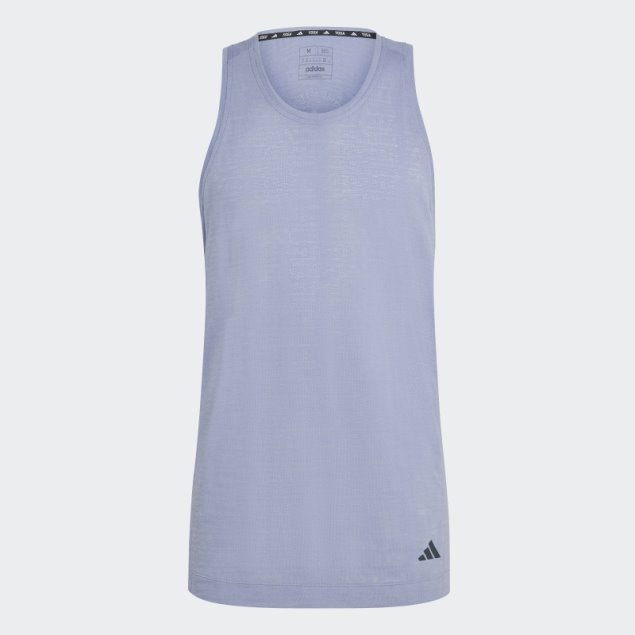 Camiseta De Entrenamiento De Yoga Plata Violeta Adidas