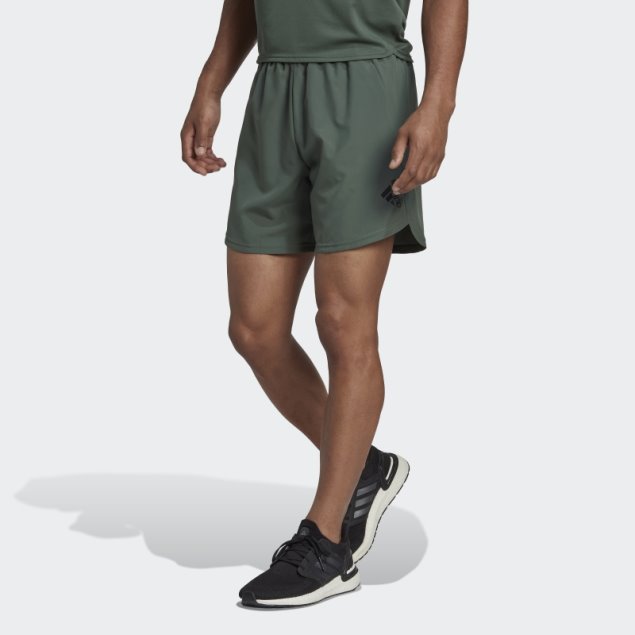 Pantalón Corto Adidas Aeroready Diseñado Para El Movimiento Verde óxido