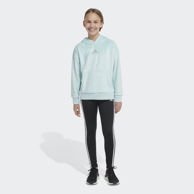 Sudadera Con Capucha De Forro Polar Acogedor Adidas Ice Mint