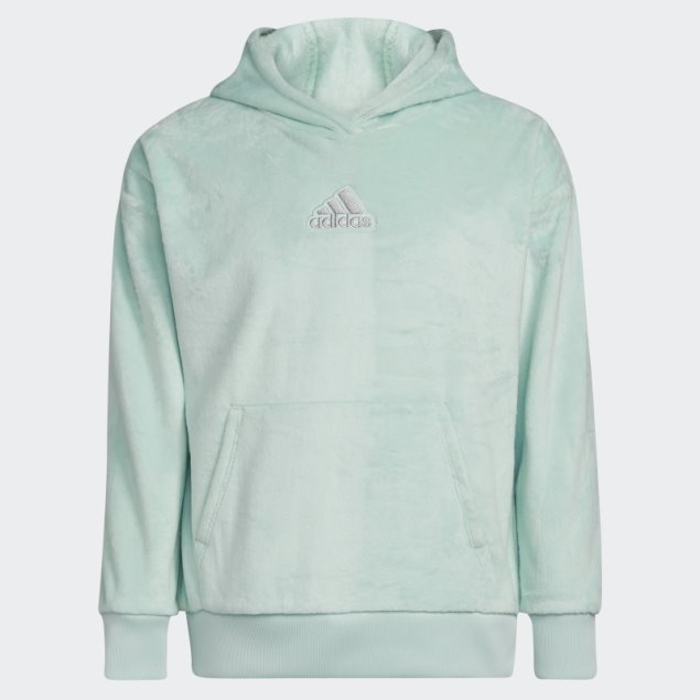 Sudadera Con Capucha De Forro Polar Acogedor Adidas Ice Mint