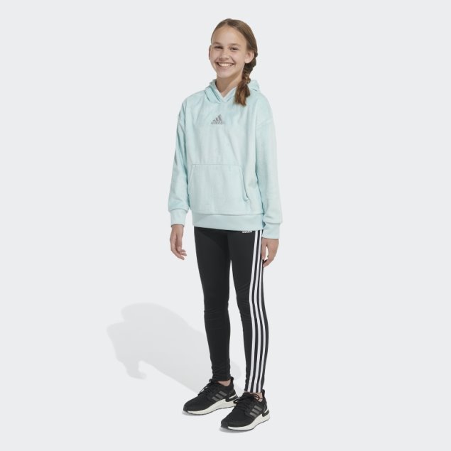Sudadera Con Capucha De Forro Polar Acogedor Adidas Ice Mint
