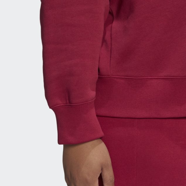 Sudadera Adicolor Essentials Crew (tallas Grandes) Adidas Burdeos