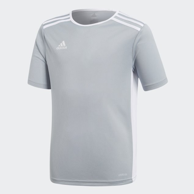 Camiseta De Entrada Gris Claro Adidas
