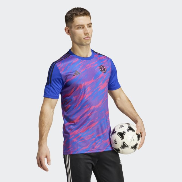 Camiseta De Entrenamiento Adidas Pogba Azul Moda