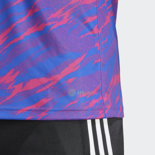 Camiseta De Entrenamiento Adidas Pogba Azul Moda