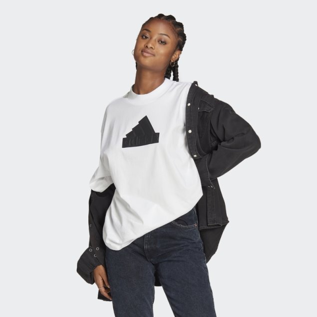 Iconos Del Futuro Insignia Del Deporte Camiseta Blanca Adidas