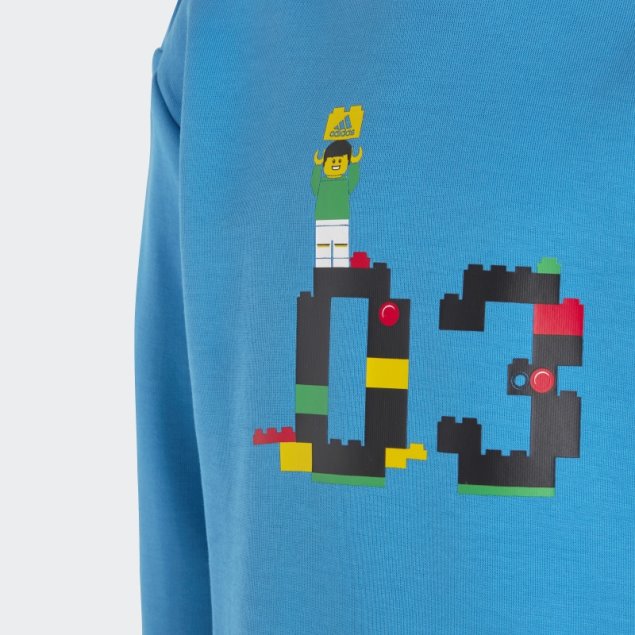 Conjunto De Sudadera Y Pantalón Azul Adidas X Classic Lego Crew