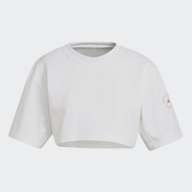 Camiseta Corta Adidas By Stella Mccartney Future Playground Blanco Caliente