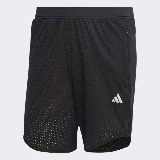 Pantalón Corto De Entrenamiento De Malla Hiit Negro Adidas