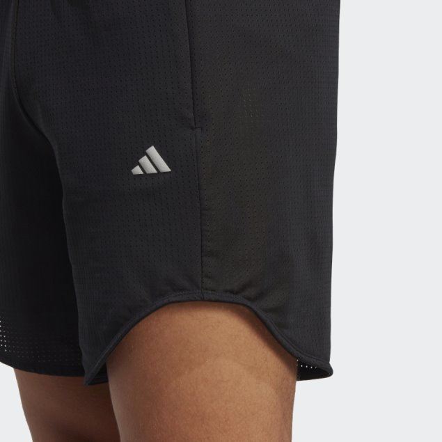 Pantalón Corto De Entrenamiento De Malla Hiit Negro Adidas