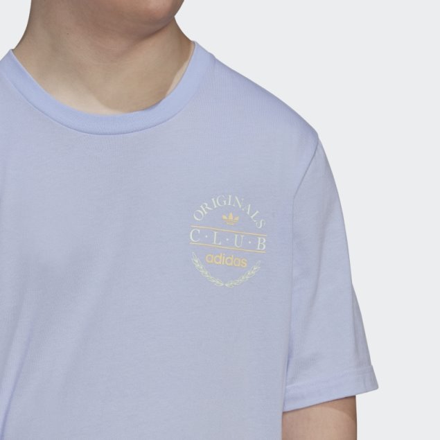 Camiseta Adidas Club Logo Tono Violeta