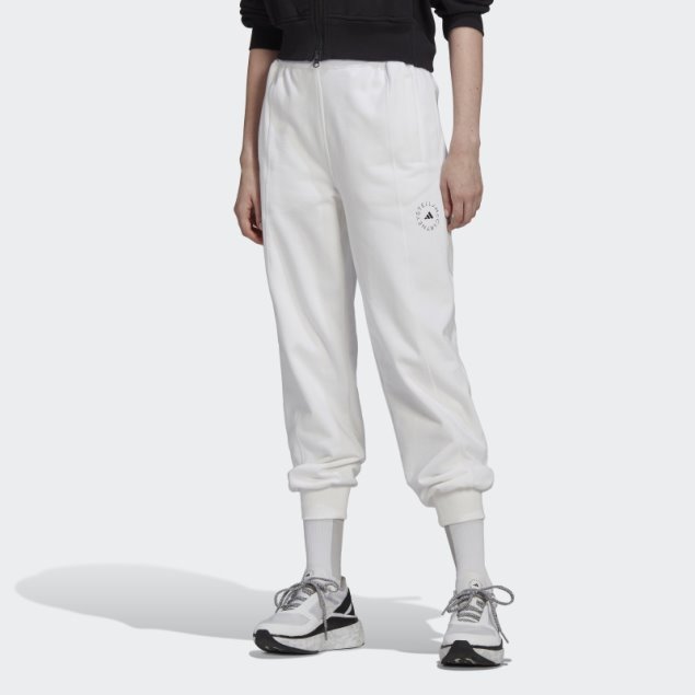 Adidas By Stella Mccartney Pantalones Blanco Caliente