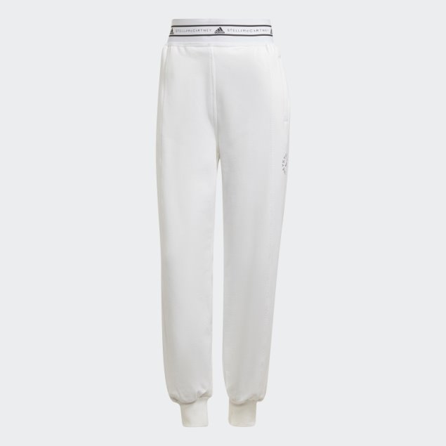 Adidas By Stella Mccartney Pantalones Blanco Caliente
