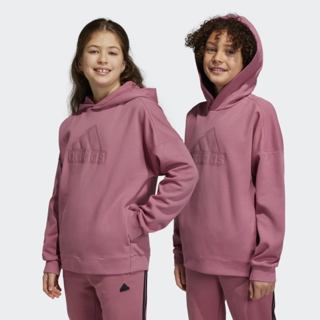 Sudadera Con Capucha Y Logo De Iconos Del Futuro Adidas Rosa