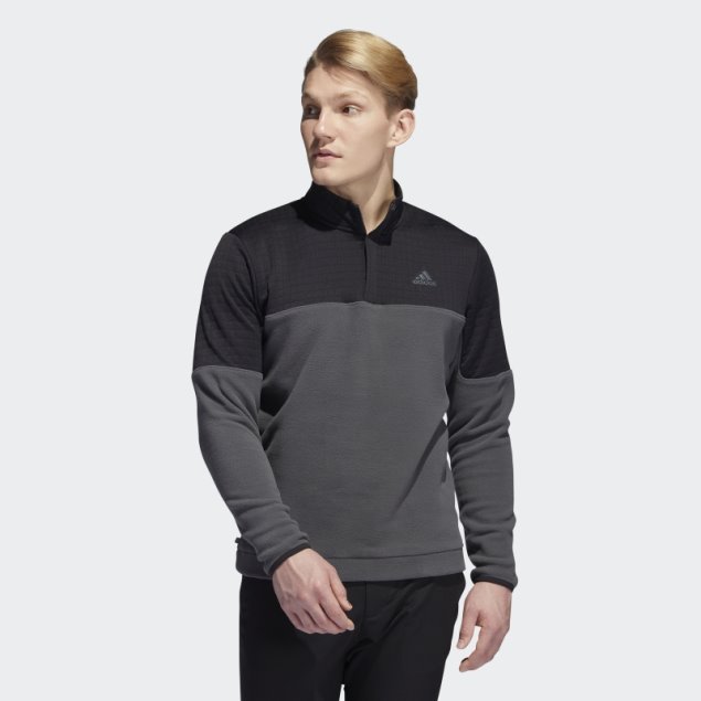 Sudadera Negra Con Cremallera 1/4 Dwr Colorblock Adidas