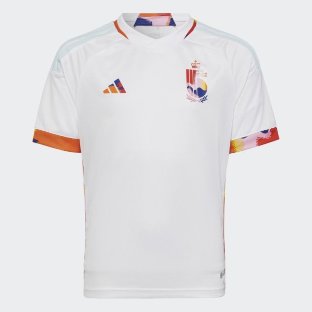 Adidas Camiseta Bélgica 22 Segunda Equipación Blanca
