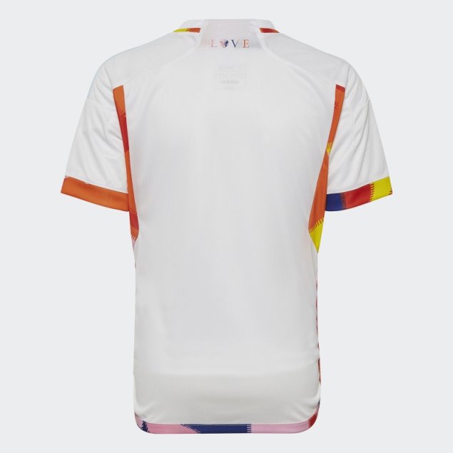 Adidas Camiseta Bélgica 22 Segunda Equipación Blanca