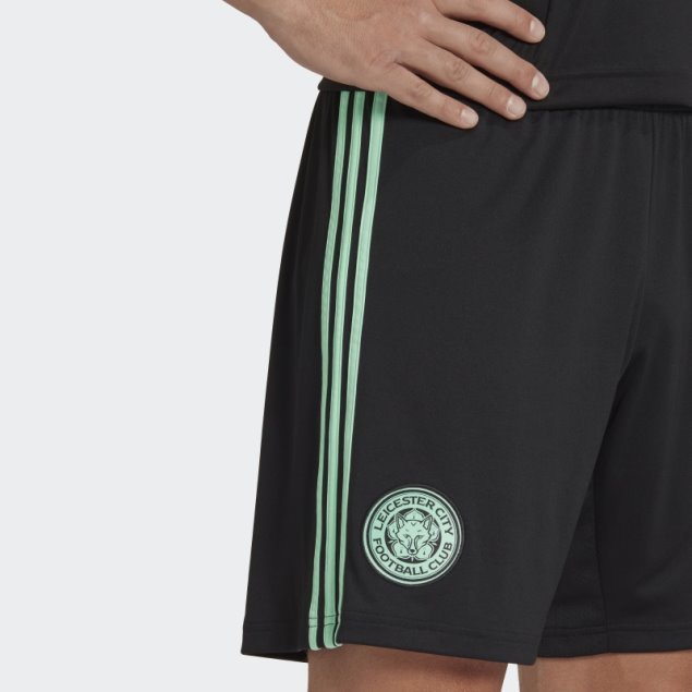Pantalón Corto Segunda Equipación Leicester City Fc 22/23 Adidas Negro