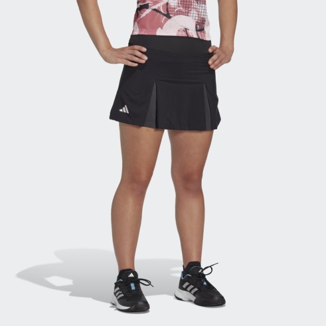Falda Plisada Adidas Club Tennis Negra