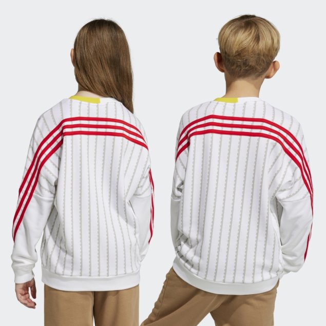 Adidas X Classic Lego Sudadera Con Cuello Redondo Blanco Caliente