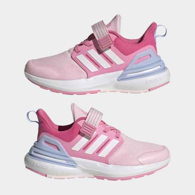 Rosa Rapidasport Bounce Elastic Lace Top Strap Zapatillas Adidas
